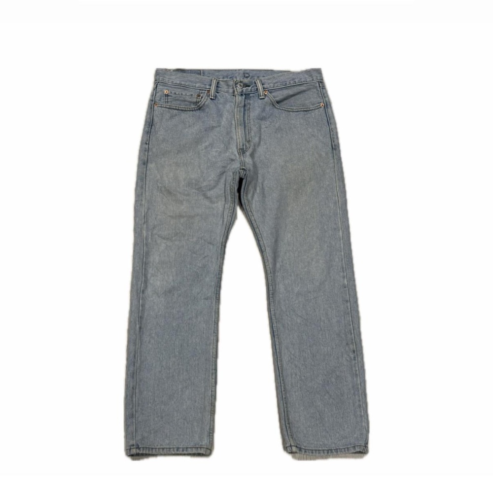 Vintage Levi’s 505 Men's Light Wash Jeans Authentic Straight Leg Denim [34x30]